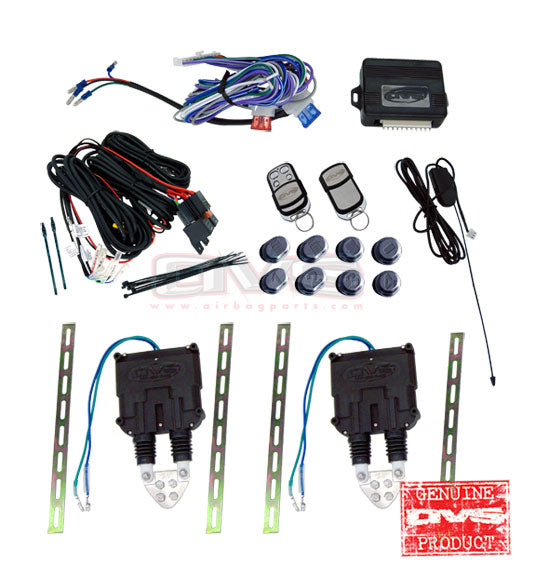 AVSSDKUNI-8 Universal Shaved Door Kit w/. Wiring Harness and 8 Channel Remote System