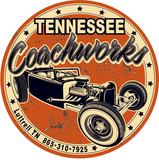 Tennessee Coachworks Roadster Shop Sticker