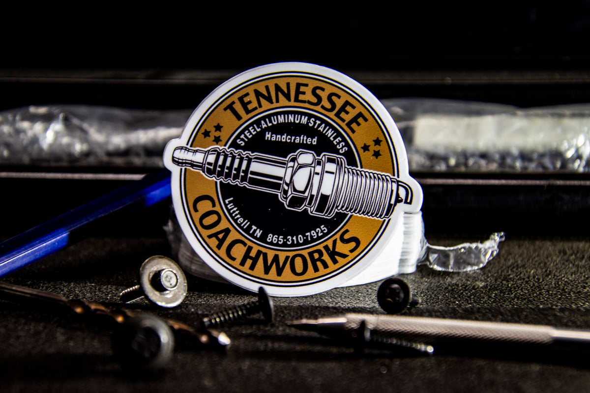 Sparkplug Tennessee Coachworks Sticker